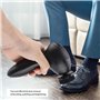 Cirage à Chaussures Électrique Portable avec 4 Brosses pour Entretien des Chaussures