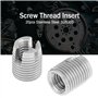 Insert Fileté Autotaraudeur 20pcs, Insert Fileté en Acier Inoxydable SUS303 M3 X 6mm