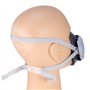 Masque de soudure protection respiratoire anti-poussière soudeur filtre menuiserie pulvérisation Demi masque Gris