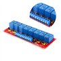 Walfront Carte de Module de Relais à 8 Canaux DC 12V, Module de Relais à Double Déclenchement Haut et Bas avec Indicateur de Tra