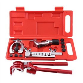 Kit de cintrage pour Tuyau de Frein 11 pièces Trousse à Outils Flare Kit d'évasement de Tuyau Kit d'évasement de réparation de T