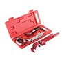 Kit de cintrage pour Tuyau de Frein 11 pièces Trousse à Outils Flare Kit d'évasement de Tuyau Kit d'évasement de réparation de T