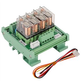 Module Relais 4 Canaux pour Montage sur Rail DIN