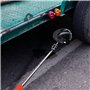 SacJkt Miroir dInspection Télescopique, Miroir dInspection De Voiture Rond, 50MM Miroir dInspection en Acier Inoxydable pour Voi