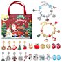 Calendrier de l'avent 2024 Fille Calendrier de l avent Bijoux 24 Sti DIY Calendrier de Noël Charms Bracelet Kit Fabrication Crea
