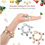 Calendrier de l'avent 2024 Fille Calendrier de l avent Bijoux 24 Sti DIY Calendrier de Noël Charms Bracelet Kit Fabrication Crea
