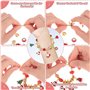 Calendrier de l'avent 2024 Fille Calendrier de l avent Bijoux 24 Sti DIY Calendrier de Noël Charms Bracelet Kit Fabrication Crea