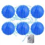 Boules De Lavage Des Vêtements 6 Pièces Outils Lavage De Vêtements Boule D'outils De Lavage Machine À Laver Les Boules Outils Bo