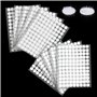 Vinabo 1080 Pcs Scratch Autocollant Rond