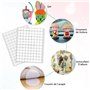 Vinabo 1080 Pcs Scratch Autocollant Rond, Scratch Autocollant Double Face, 540 Paires 10mm Pastille Scratch Autocollant Crochets