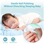 Blendura Lime Ongle Bebe, Lime A Ongle Electrique Bebe 6 En 1 Pour Enfants De Tous âGes, vert