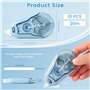 10 PCS Souris Correcteur Blanc