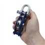 Poulie Simple En Acier Inoxydable - Renvoi CâBle Levage OrientéE Forme U Convient Pour Les Usines Mines L'Agriculture Constructi