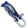 Poulie Simple En Acier Inoxydable - Renvoi CâBle Levage OrientéE Forme U Convient Pour Les Usines Mines L'Agriculture Constructi