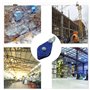 Poulie Simple En Acier Inoxydable - Renvoi CâBle Levage OrientéE Forme U Convient Pour Les Usines Mines L'Agriculture Constructi