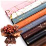 Xshelley Lot de 24 feuilles de papier cadeau marbré 8 couleurs pour bouquets de fleurs