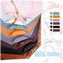 Xshelley Lot de 24 feuilles de papier cadeau marbré 8 couleurs pour bouquets de fleurs, loisirs créatifs, emballage cadeau ou em