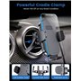 eSamcore Support de téléphone pour Grille d'aération de Voiture, support de téléphone à 3 Points avec Pince étendue, support de 
