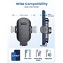 eSamcore Support de téléphone pour Grille d'aération de Voiture, support de téléphone à 3 Points avec Pince étendue, support de 
