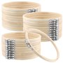 TAICHEUT Lot de 30 cercles à broder de 18 cm