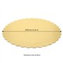 JAPCHET Lot de 18 planches à gâteau dorées de 300 x 2 mm pour fête d'anniversaire, mariage