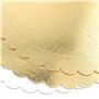 JAPCHET Lot de 18 planches à gâteau dorées de 300 x 2 mm pour fête d'anniversaire, mariage
