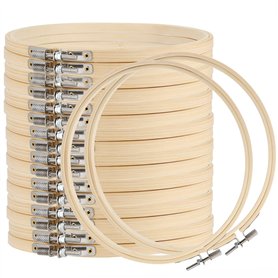 MANCHAP Lot de 18 cerceaux de broderie de 17