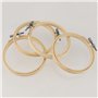 ZEONHAK Lot de 20 cercles à broder en bambou de 10 cm pour couture pratique