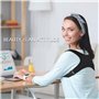 Correcteur de Posture, Redresseur Orthèses Dorsales pour Femmes et Hommes, Ceinture Dorsale Soutien Lombaire Confortable Respira