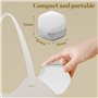Boîte pour appareil dentaire, portable, avec paniers de trempage amovibles et brosse, nettoie et préserve les supports orthodont