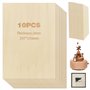 Lot de 10 plaques de contreplaqué de 2 mm