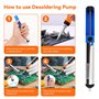 20PCS Fer à Souder Kit, 90W Kit de Soudure Precision Numérique Souder 180℃~480℃ Température Réglable, Souder Électrique avec 5 P