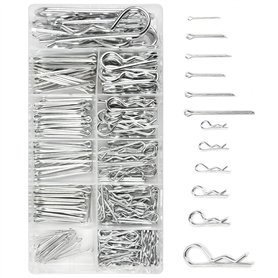 Lot de 250 épingles à cheveux robustes plaquées zinc - Assortiment dépingles à cheveux en acier zingué - Plusieurs tailles dispo