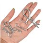 Lot de 250 épingles à cheveux robustes plaquées zinc - Assortiment dépingles à cheveux en acier zingué - Plusieurs tailles dispo