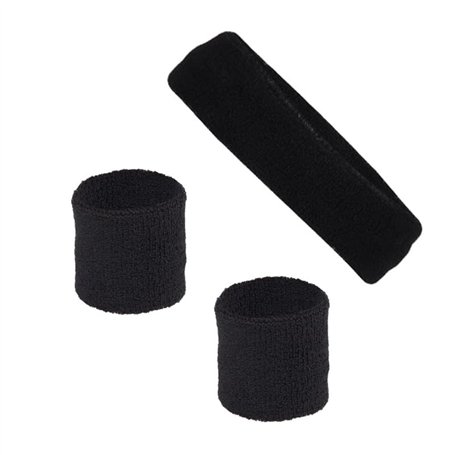 Bandeaux Anti-Transpiration avec Bracelets Bandeau de Sport