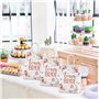 Sacs de Fête de Poule,10 PCS Sacs Team Bride Sacs de Fête Sacs de Cadeau de Fête de Poule Avec Poignée Sacs en Papier Motif Flor