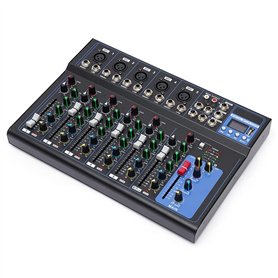 Begoniape Table de mixage audio 7 canaux