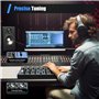 Begoniape Table de mixage audio 7 canaux, 48 V USB Bluetooth, compatible avec différents appareils égaliseur avec amplificateur 