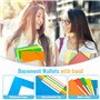 Intercalaires pour classeurs A4 avec 12 Onglets Imprimés Numériques de 1-12 en Couleur, Plastique Page d'indexation Imprimable, 