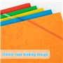 Intercalaires pour classeurs A4 avec 12 Onglets Imprimés Numériques de 1-12 en Couleur, Plastique Page d'indexation Imprimable, 