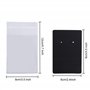 300 Pièces Carte Boucle d’Oreille Papier Kraft Carte Présentoir De Bijoux Support Et Pochettes Autocollantes Pour Affichage De B
