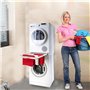 MEIN Kit de superposition universel pour machine à laver et sèche-linge avec sangles de fixation support universel avec séchoir 