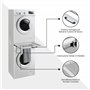 MEIN Kit de superposition universel pour machine à laver et sèche-linge avec sangles de fixation support universel avec séchoir 