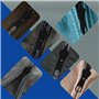 Fermeture Eclair, 12 Pcs Reparation Curseur Fermeture Eclair, Remplacement Instantané Universel Curseur Fermeture Eclair pour Ve