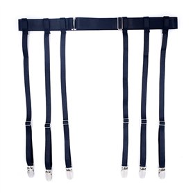 FLAVNTEL Porte-jarretelles pour Femme Chaussettes Sexy Porte-jarretelles pour Bas de Cuisse avec 4/6 Clips Métalliques