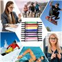 RXKFIGX Sport Nautique Corde à Lunette Cordons à Lunettes Ajustable sans Queue Cordon Elastique pour Lunettes pour Adultes et En