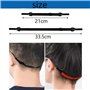 RXKFIGX Sport Nautique Corde à Lunette Cordons à Lunettes Ajustable sans Queue Cordon Elastique pour Lunettes pour Adultes et En