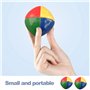 Eowppue Lot de 4 balles de jonglage Rondes Lisses et Douces avec Un Sac