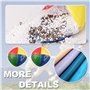 Eowppue Lot de 4 balles de jonglage Rondes Lisses et Douces avec Un Sac