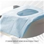 PLATEYTR Lot de 50 Protege WC Jetable, Protection Toilette WC Jetable Couvre Siege Lunette WC Emballage Individuel Matériau Anti